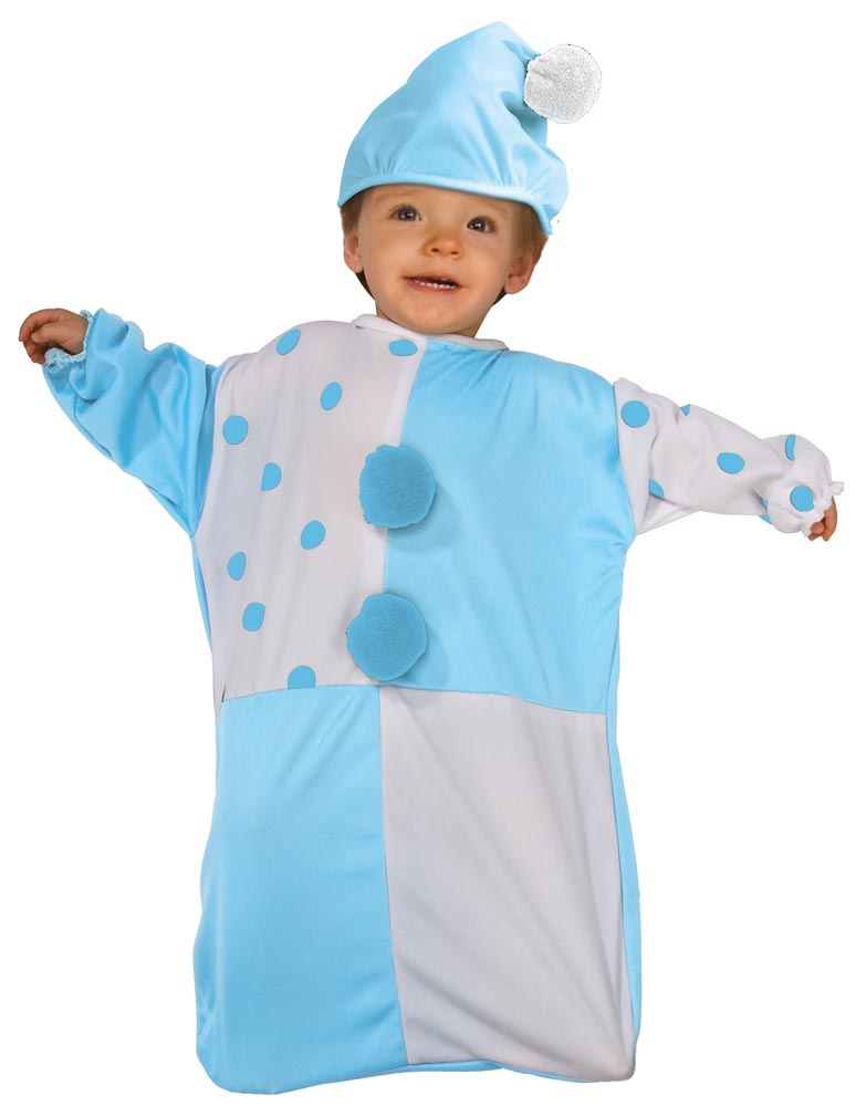 Baby bunting outfits Baby Bunting Halloween Costumes: Baby's Head Start to Halloween. Here, we offer two styles of baby bunting Halloween costumes: cocoon bunting, which keeps baby swaddled with arms gently pressed inside, and costume bunting, which is a padded hands-free jumpsuit with an attached hood. Outfits are complete as shown — headpieces, bonnets.