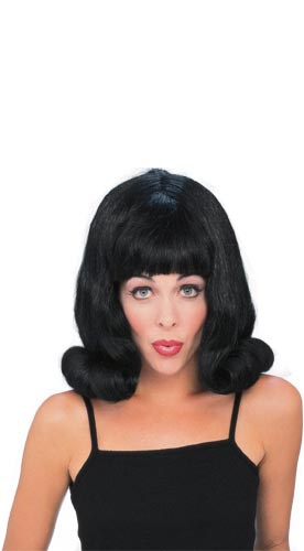 60 s black flip wig adult 60 s black flip wig adult