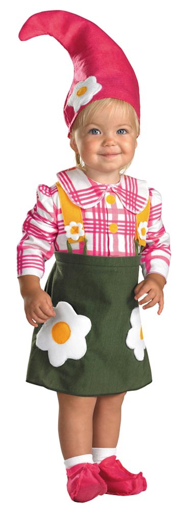 Girls Flower Gnome Baby Costume Funny Kids Costumes - Mr. Costumes
