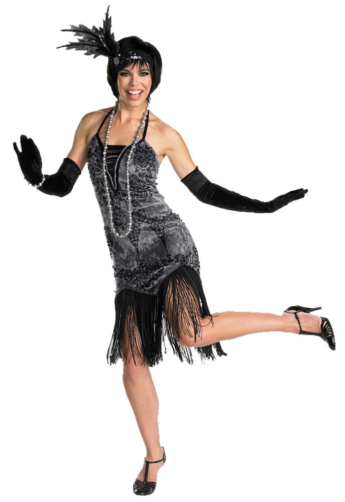 1920 Womens Flirty Flapper Girl Costume Mr. Costumes