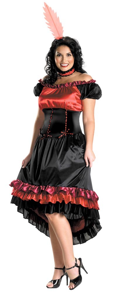 saloon girl costume. Size Saloon Girl Costume