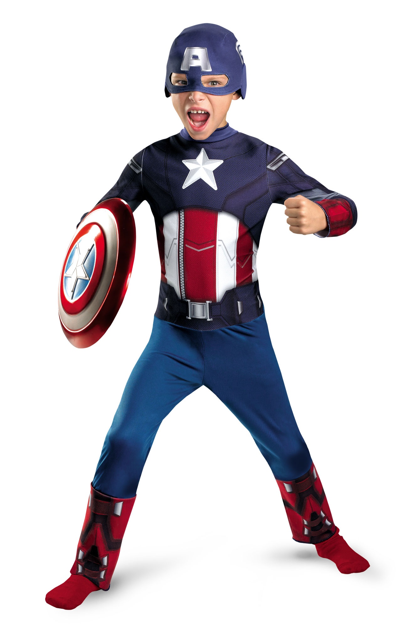  Captain America Costumes gt;gt; Boys Captain America Avengers Kids Costume