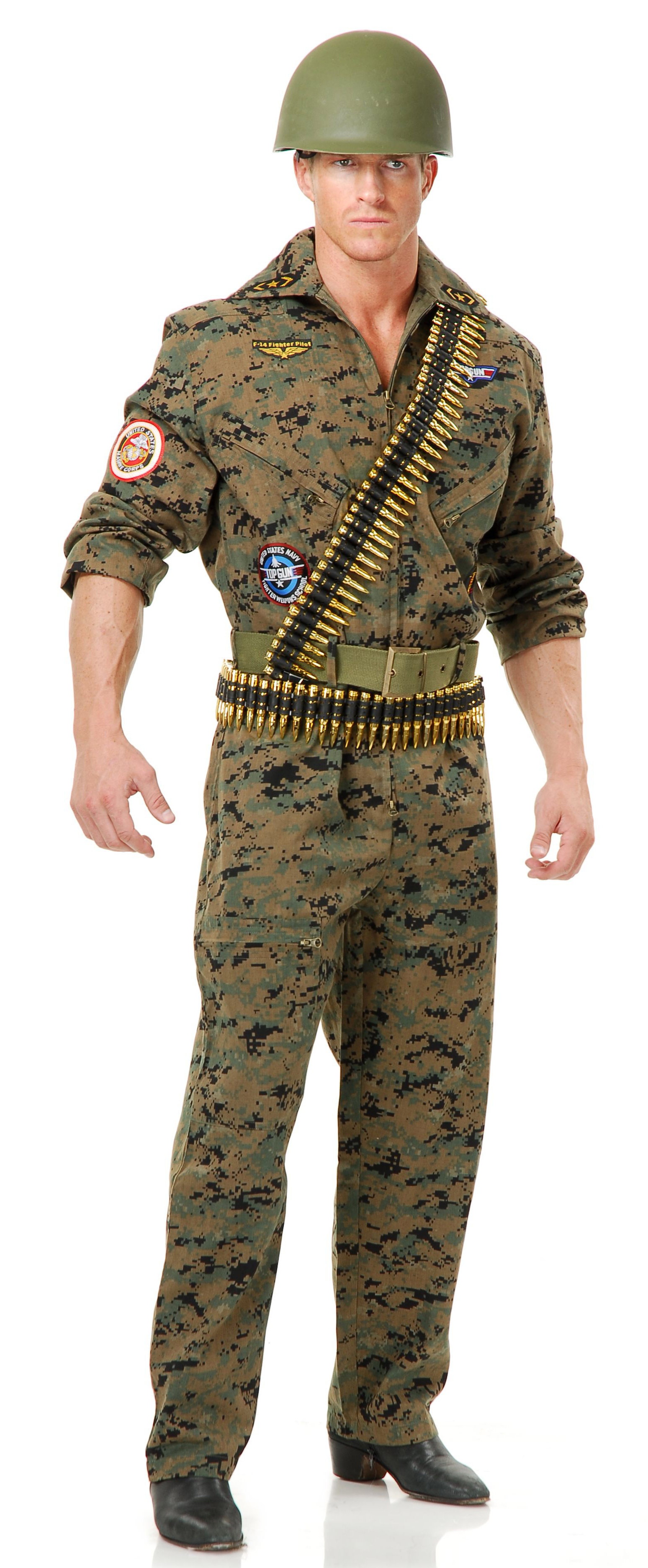 Top Gun Military Man Adult Costume Mr. Costumes