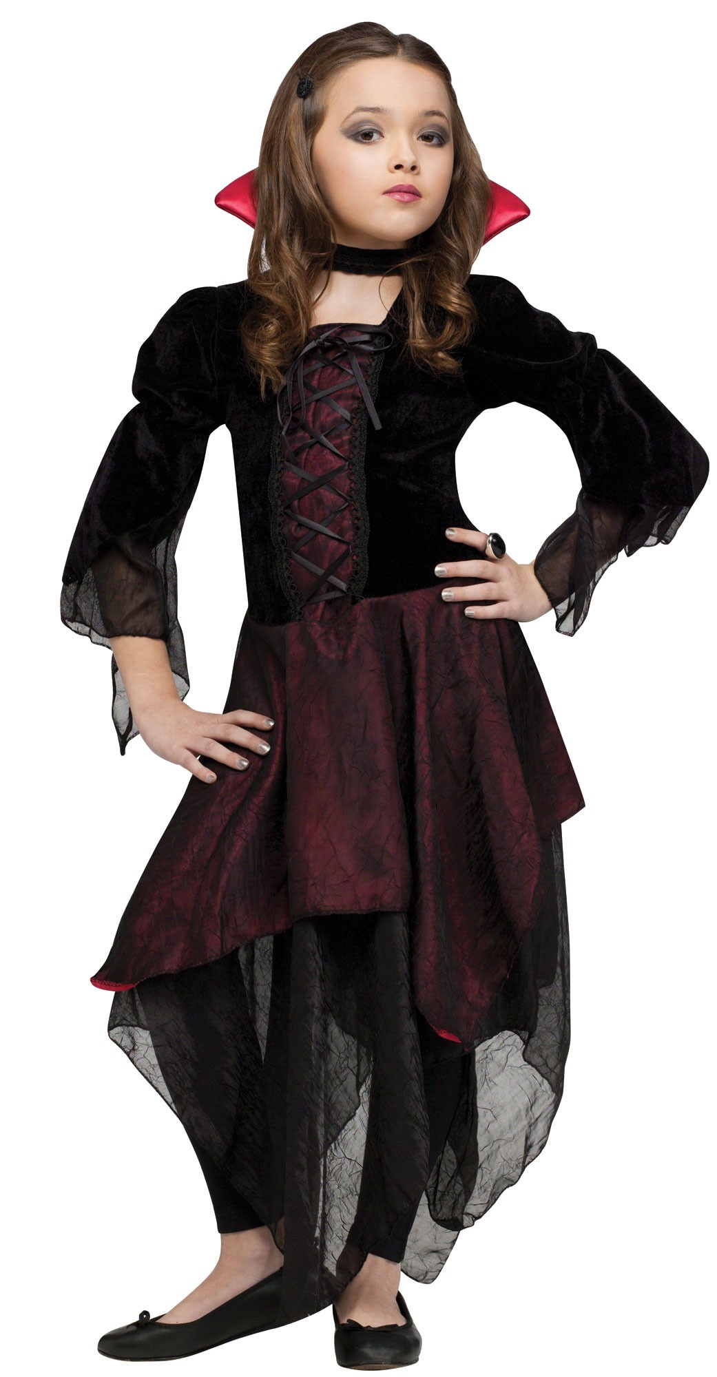 Kids Lady Dracula Girl Vampire Costume Mr. Costumes
