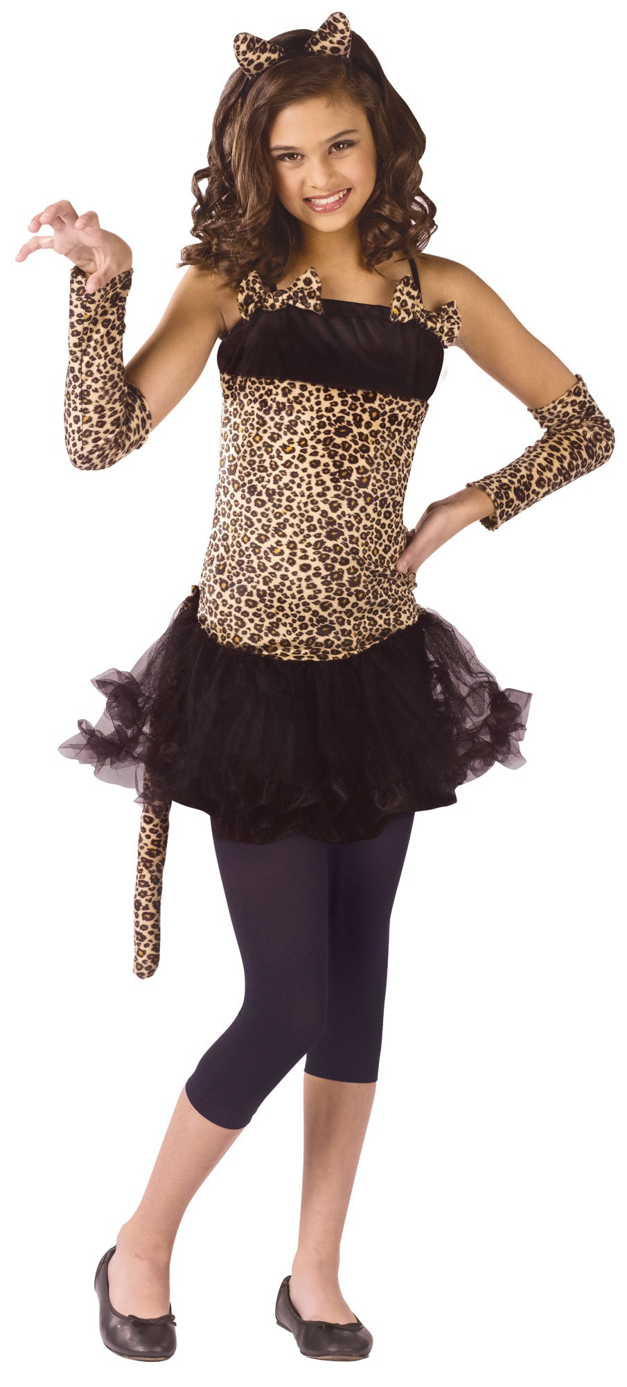 Girls Wild Cat Kids Costume Mr. Costumes