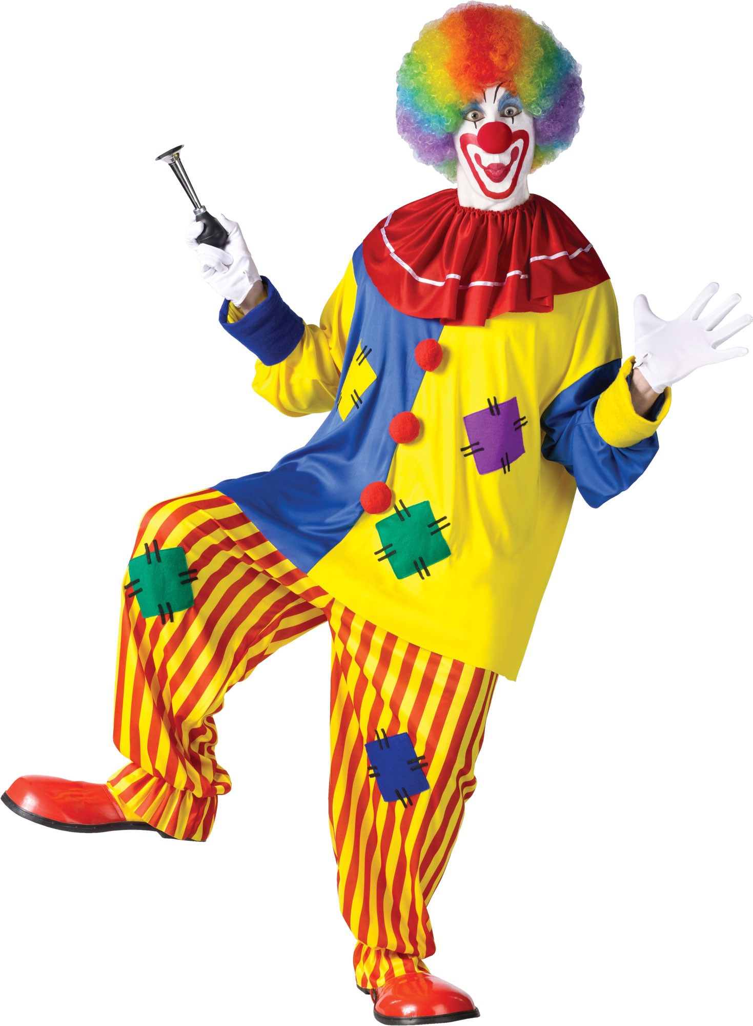 Adult Mens Big Top Clown Costume Mr Costumes