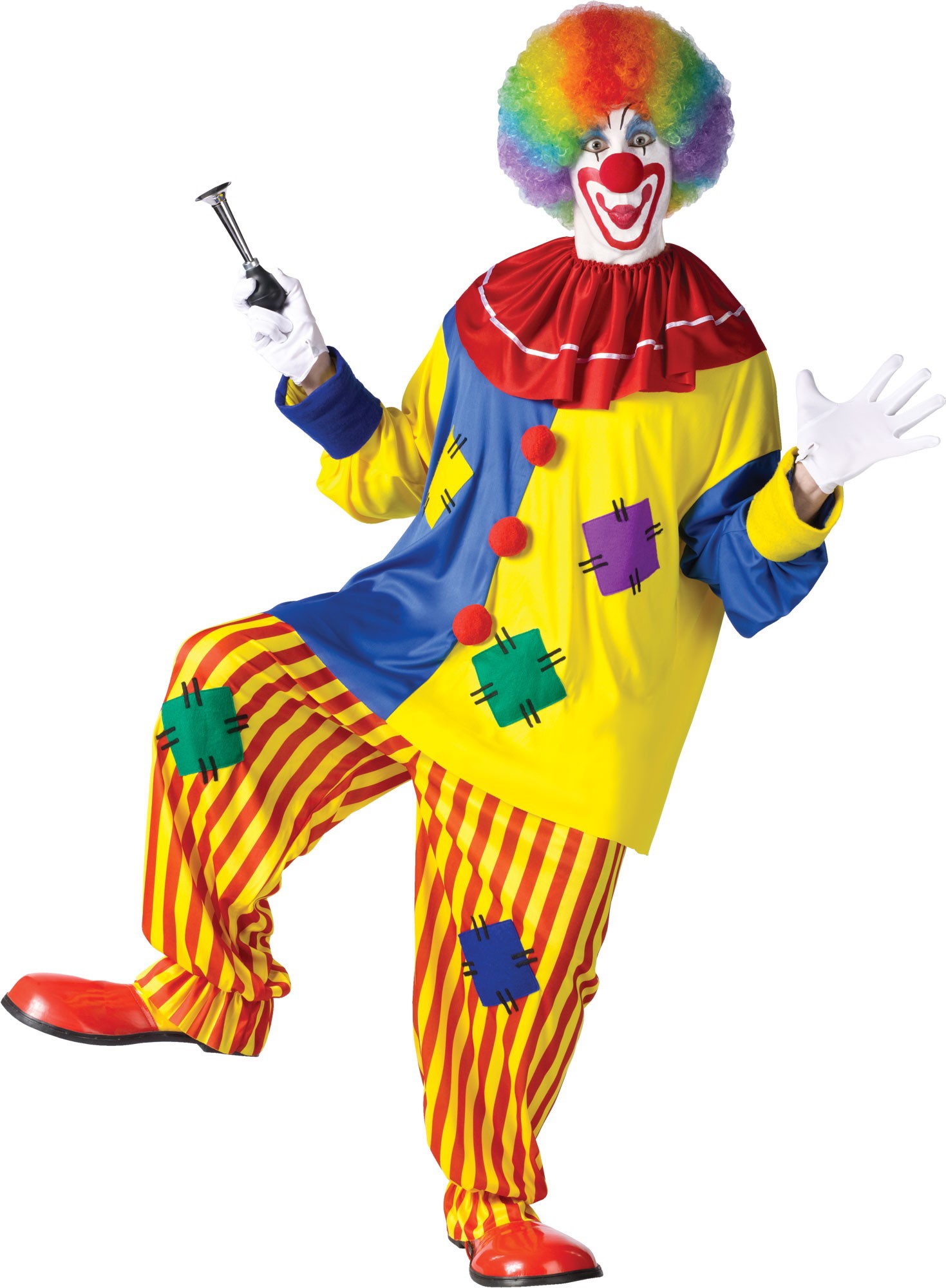 Mens Clown Costume
 Adult Mens Big Top Clown Costume Mr Costumes