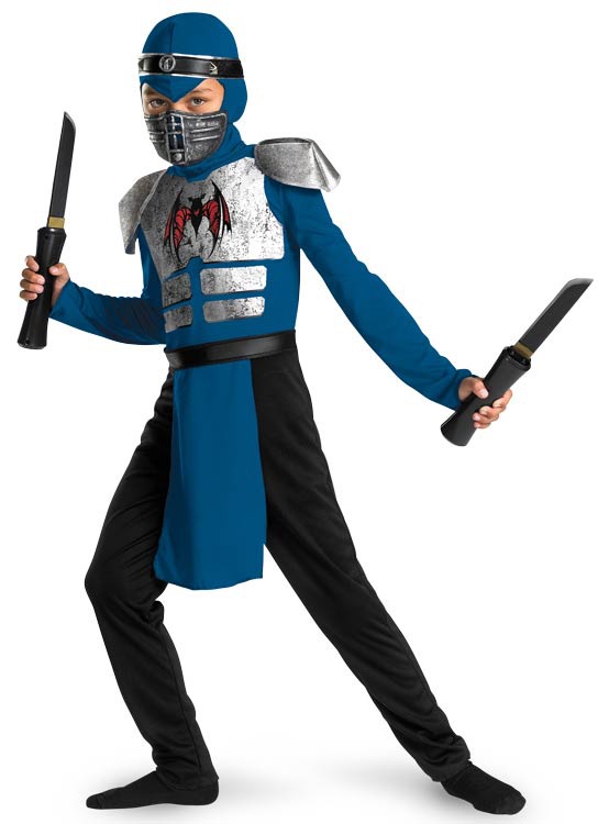 Night Shadow Ninja Kids Costume Mr. Costumes