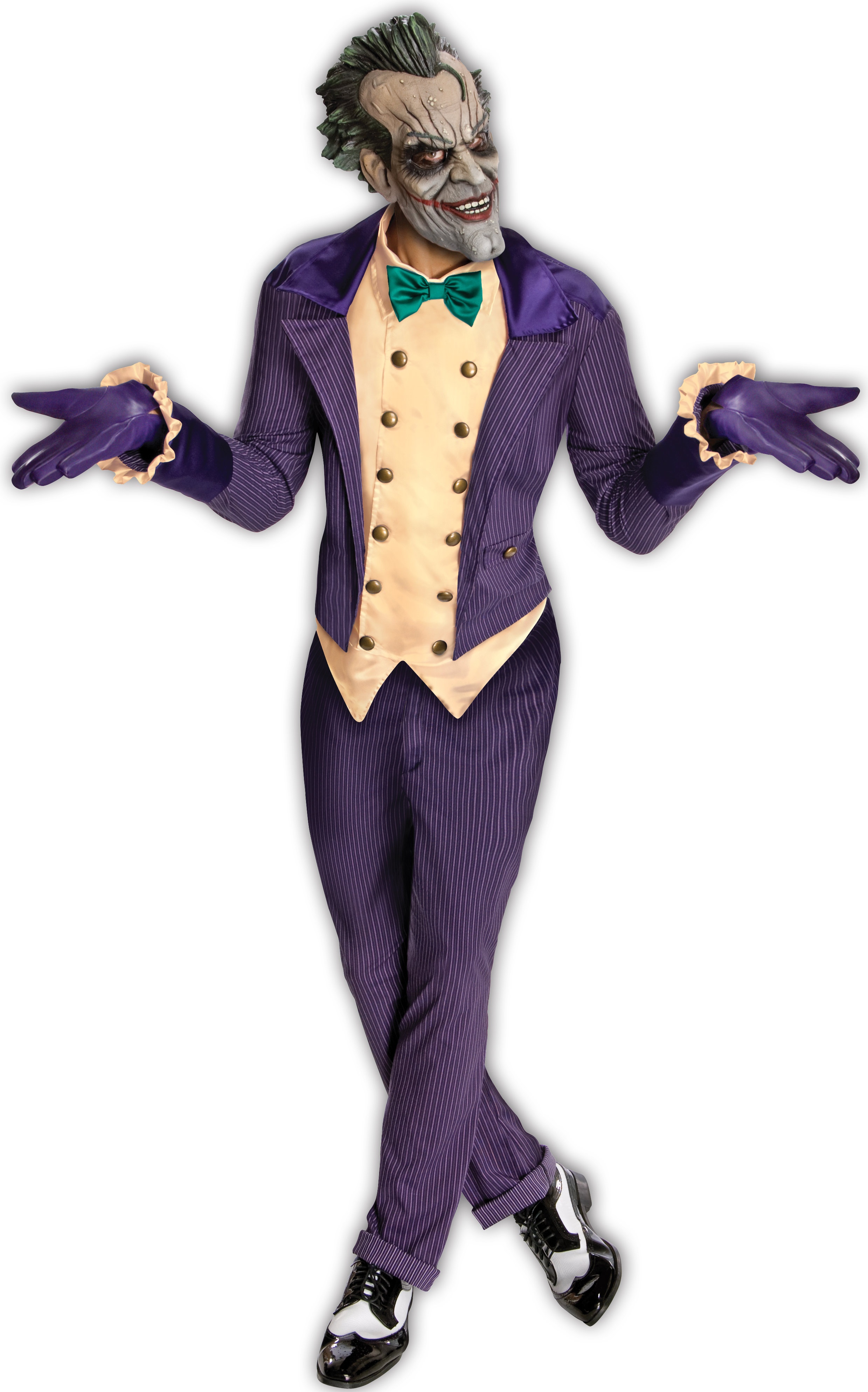 Mens Arkham City Joker Adult Costume - Mr. Costumes